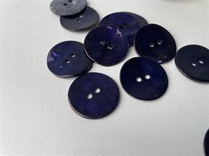 Perlemor - flot perlemor i dyb lilla, 23 mm